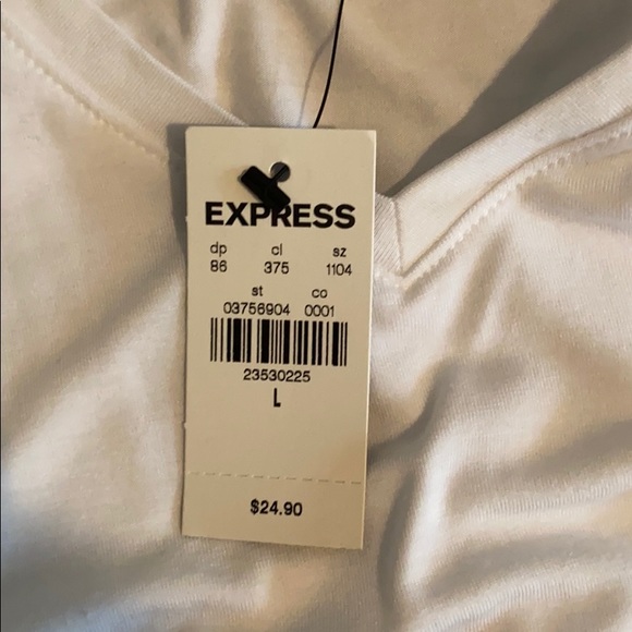 NWT EXPRESS White Tank Top - Picture 5 of 7
